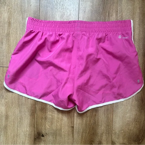 NWT Adidas Slim Fit Pink Shorts 3" Size Medium - Picture 5 of 14